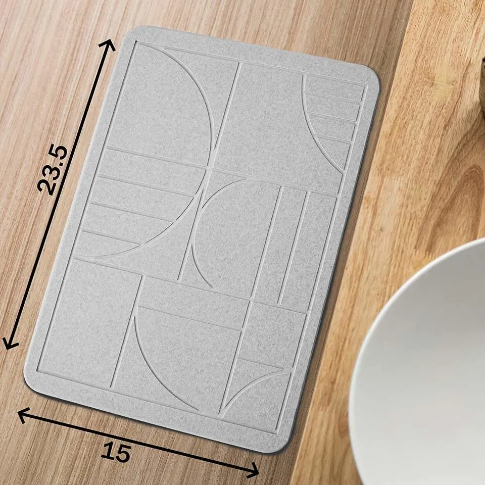 Customized Design Anti Slip Quick Drying Diatom Bath Mat