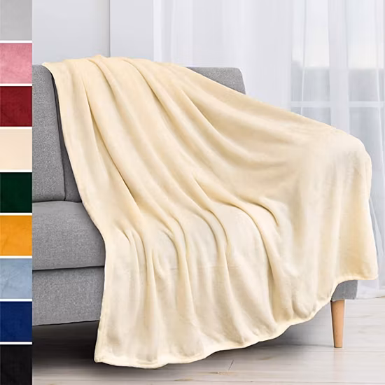 100 % Polyester-Flanell, Polarfleece, Korallenhaut und andere Einzelstücke