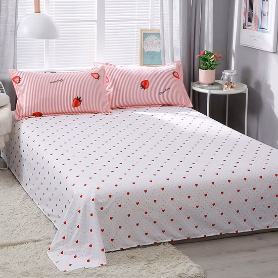 Maßgeschneidertes Bettwäsche-Set mit Bettbezug und Kissenbezug im neuen Design